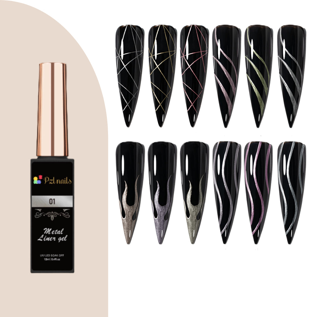 Metal Liner Gel Pzl Nails