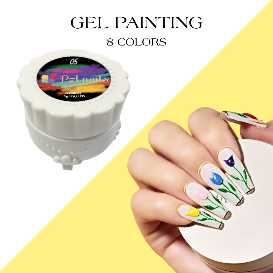 Nail Art Spider Gel Design Painting UV Polish With High Saturation Flower  Drawing Line TSLM1 From Dadabibi, $47.3 | DHgate.Com