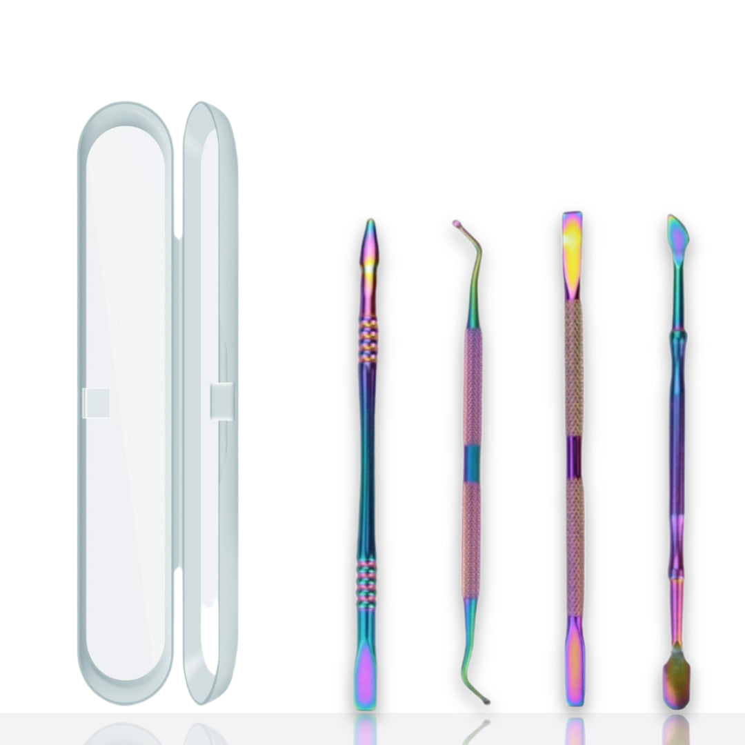 4 Pcs Set Nail Cuticle Pusher - Pzl Nails