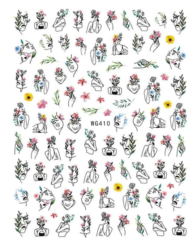 Face Shape Sticker - Pzl Nails