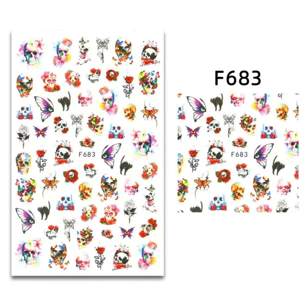 Halloween Sticker - Pzl Nails