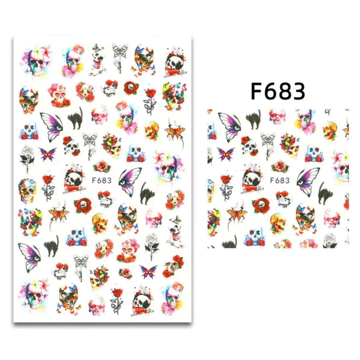 Halloween Sticker - Pzl Nails