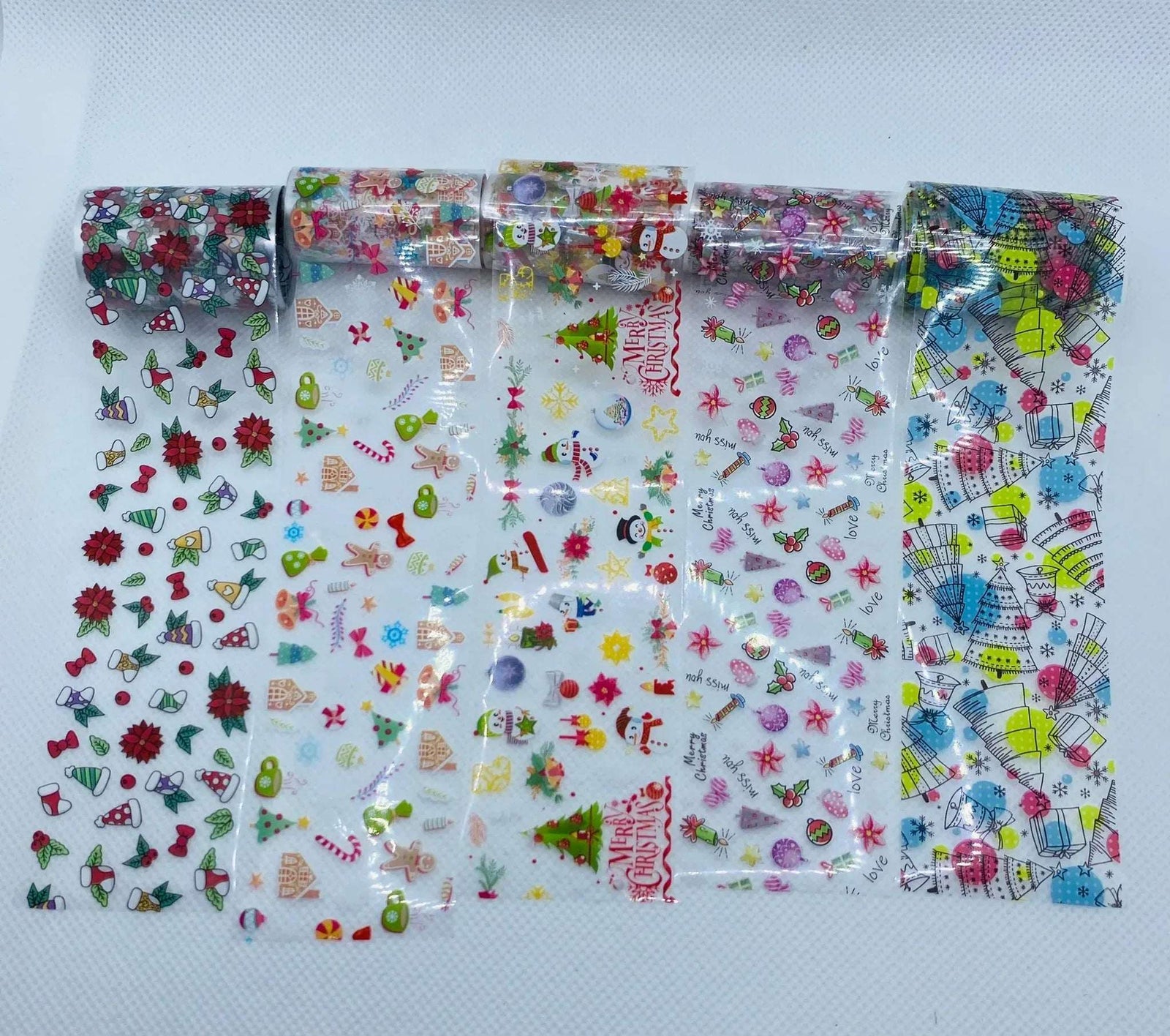 Christmas transfer foil - Pzl Nails