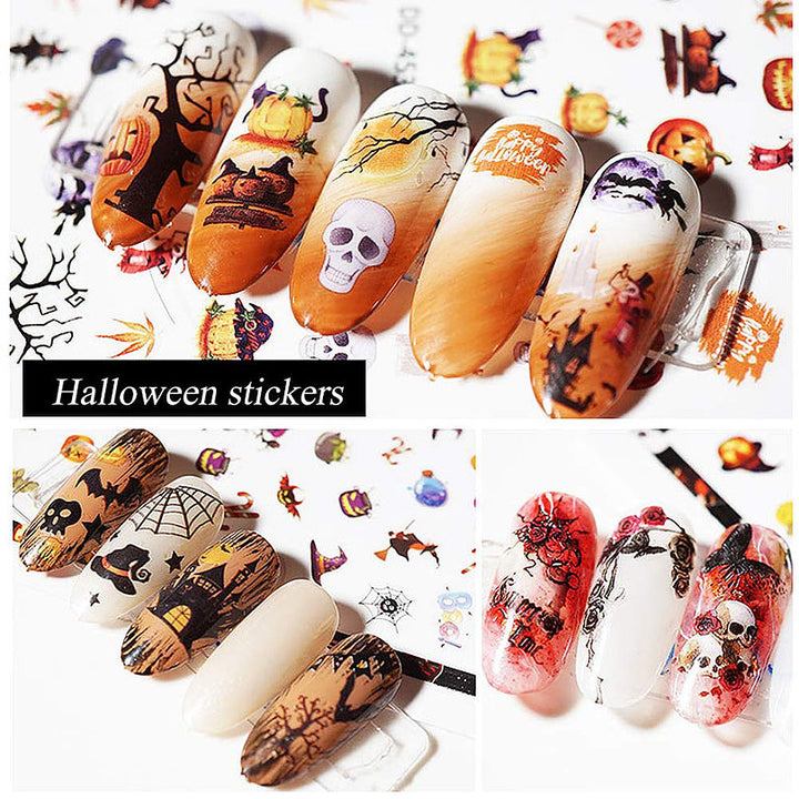 Halloween 3D Sticker Pzl Nails