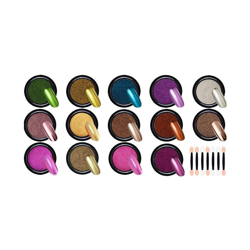 Metallic Chrome Powder Group-2 Pzl Nails