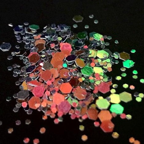 Mixed color shifting glitter 5g Pzl Nails