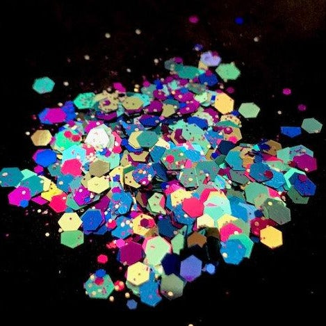 Cosmetic party nails glitter 5g Pzl Nails