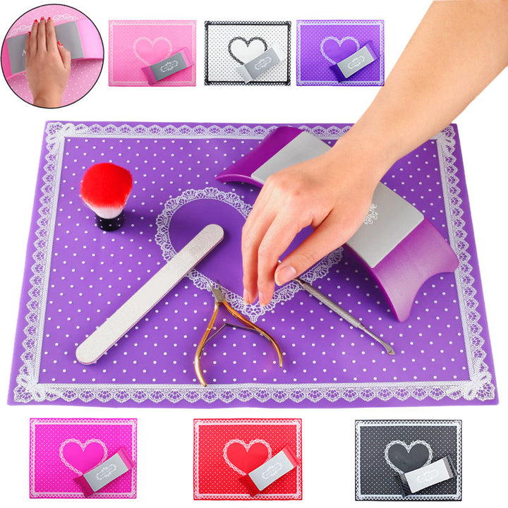 Silicone Nail Mat with Nail Pillow Pzl Nails