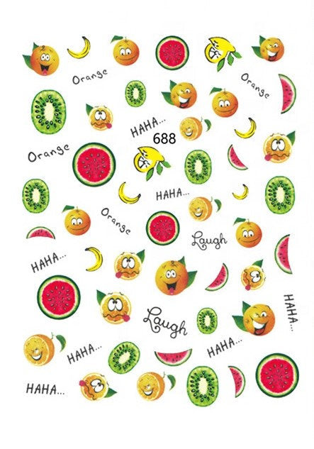 Fruit Nail Art Sticker Pzl Nails