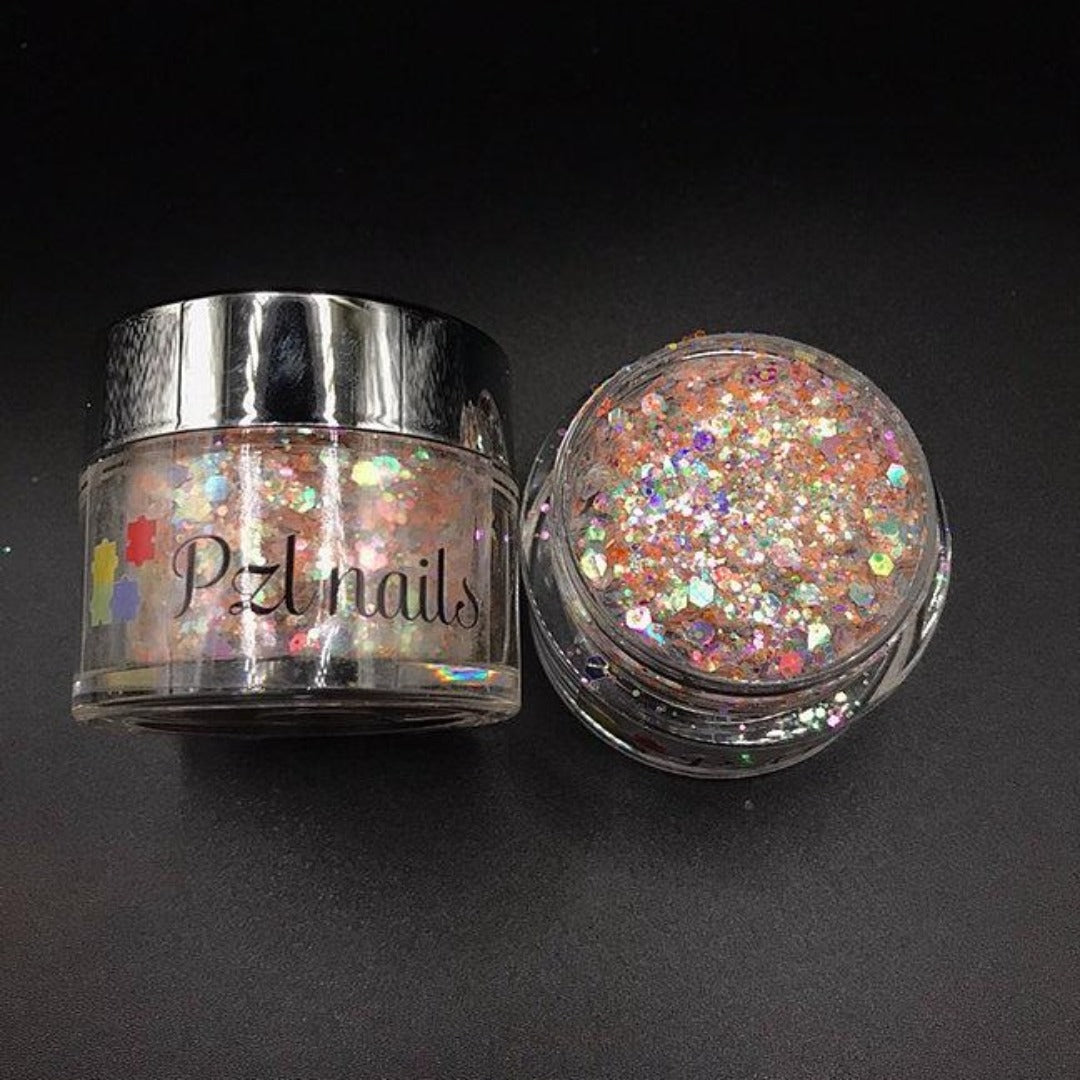 Holographic Cosmetic Glitter Pzl Nails