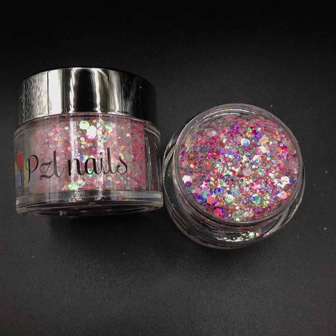 Holographic Cosmetic Glitter Pzl Nails