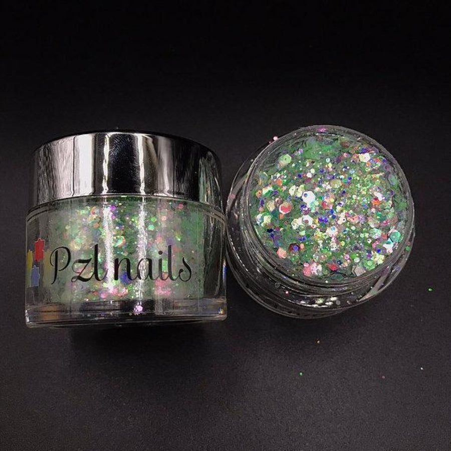 Holographic Cosmetic Glitter Pzl Nails