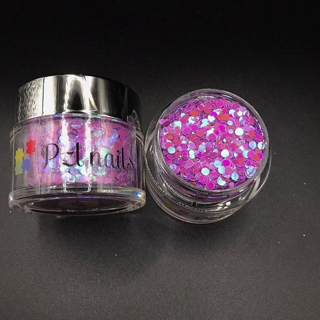 Holographic Cosmetic Glitter Pzl Nails