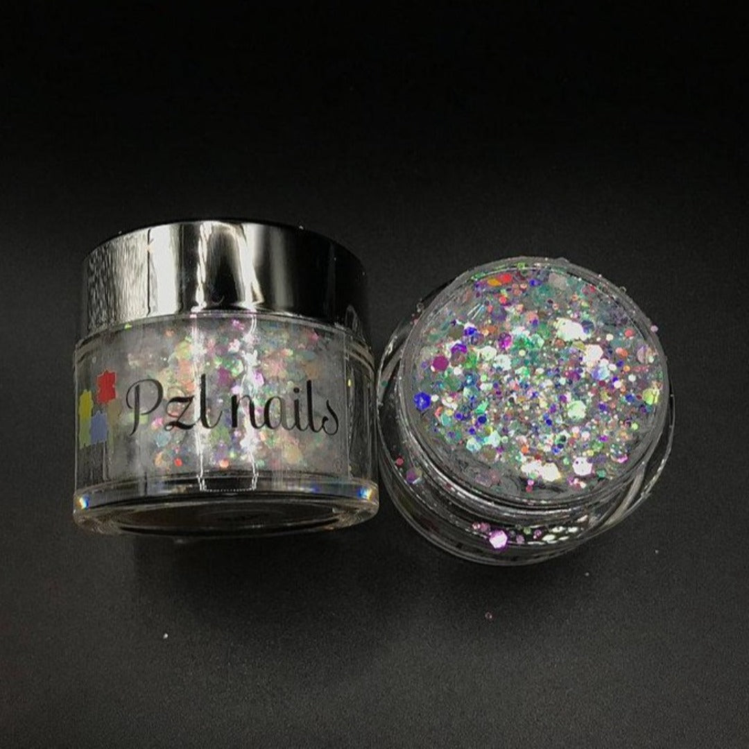 Holographic Cosmetic Glitter Pzl Nails