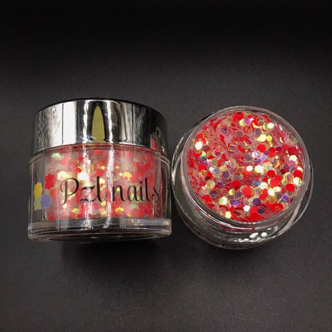 Holographic Cosmetic Glitter Pzl Nails