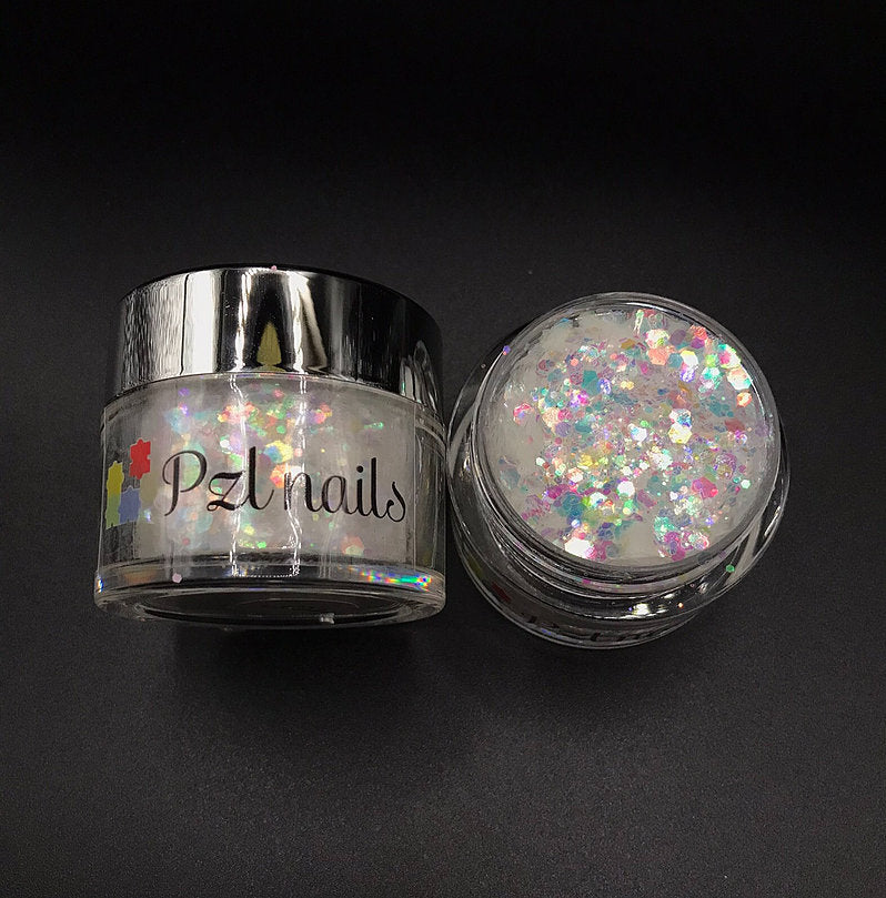 Holographic Cosmetic Glitter Pzl Nails