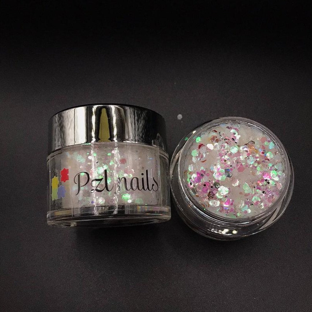 Holographic Cosmetic Glitter Pzl Nails