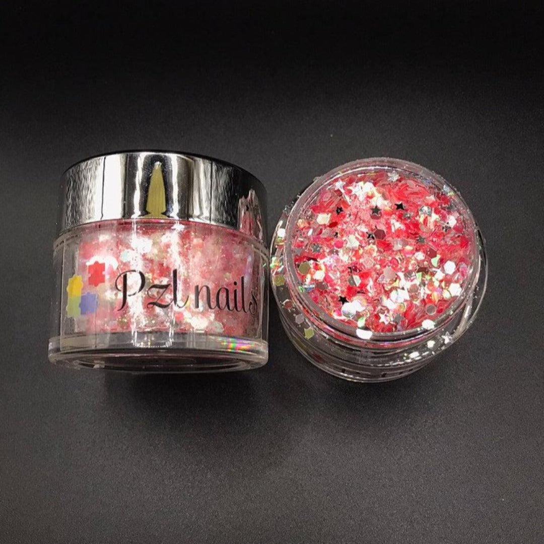 Holographic Cosmetic Glitter Pzl Nails