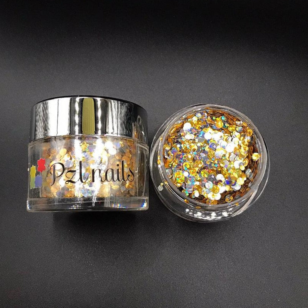 Holographic Cosmetic Glitter Pzl Nails
