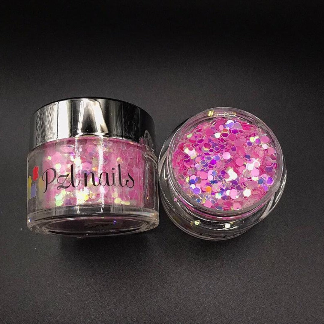 Holographic Cosmetic Glitter Pzl Nails