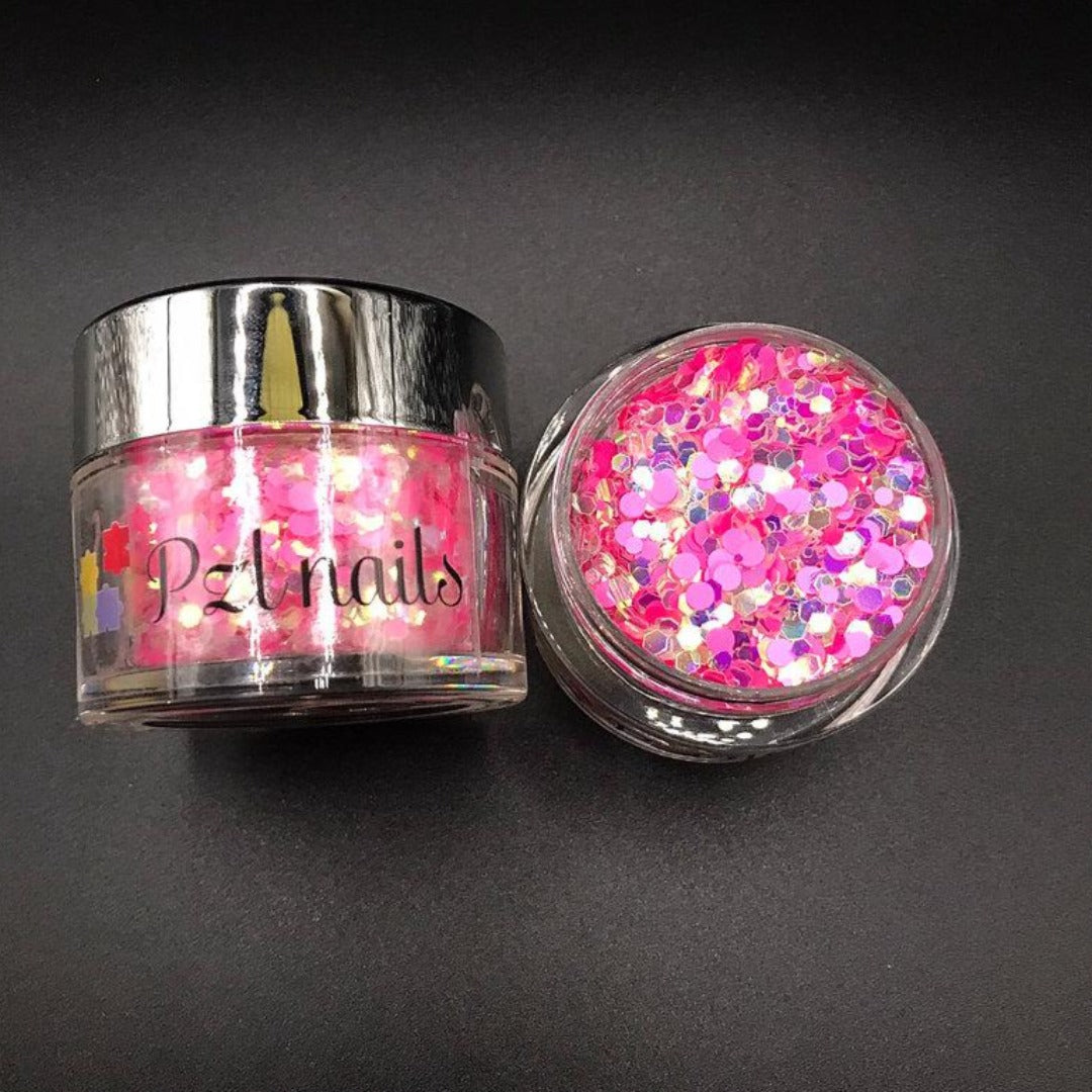 Holographic Cosmetic Glitter Pzl Nails