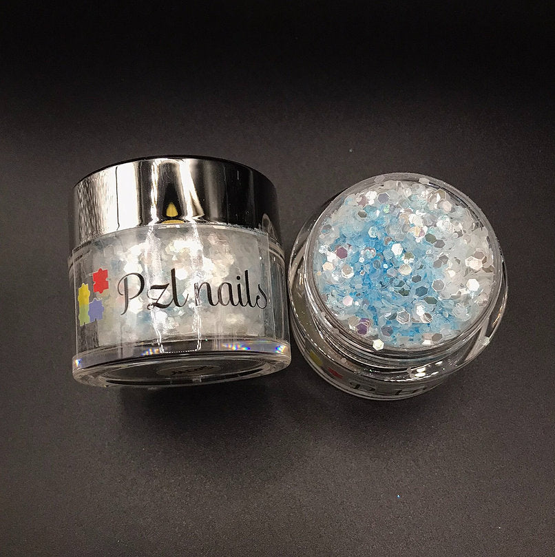 Holographic Cosmetic Glitter Pzl Nails