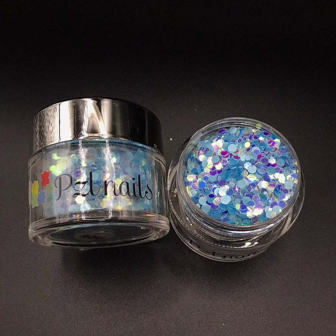 Holographic Cosmetic Glitter Pzl Nails