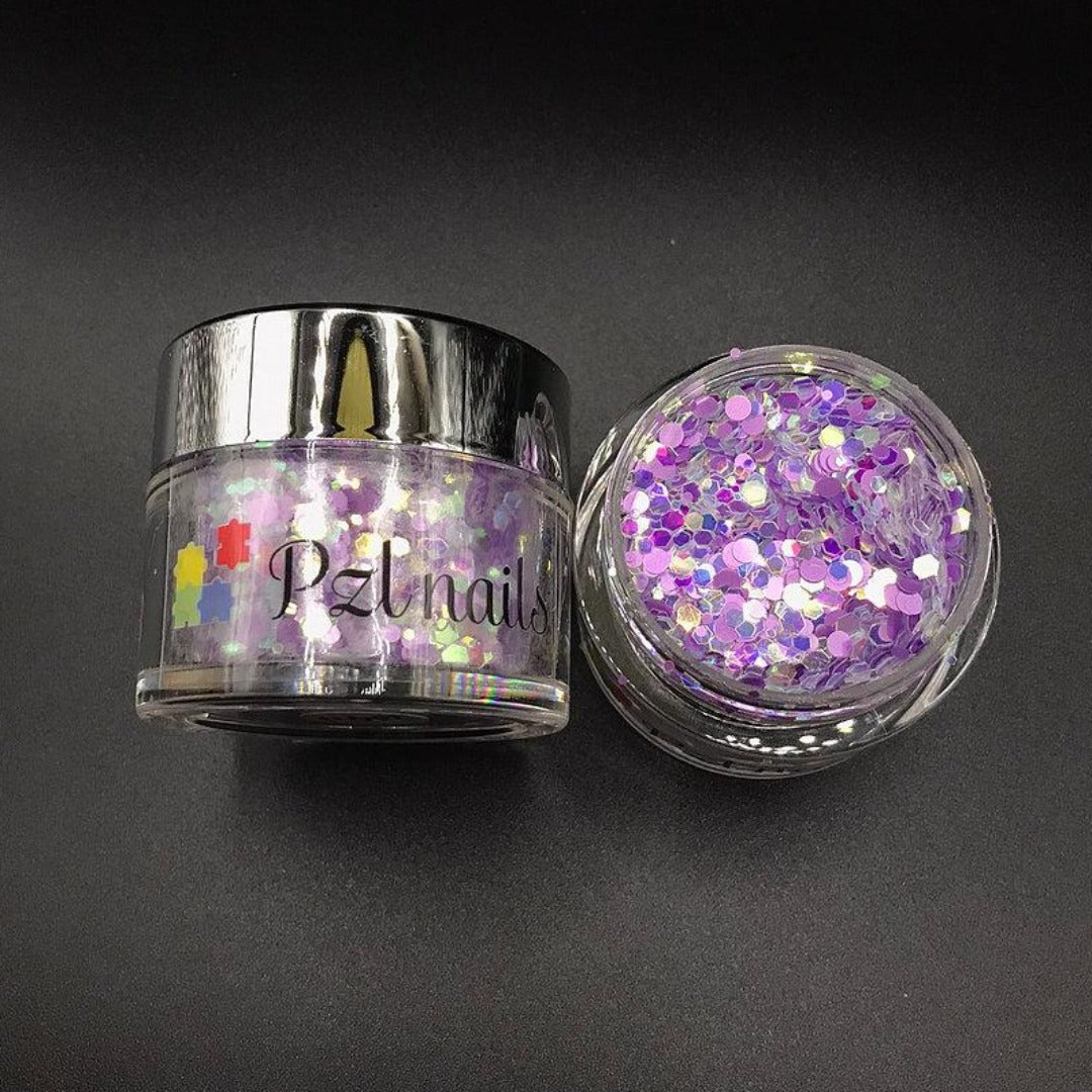 Holographic Cosmetic Glitter Pzl Nails