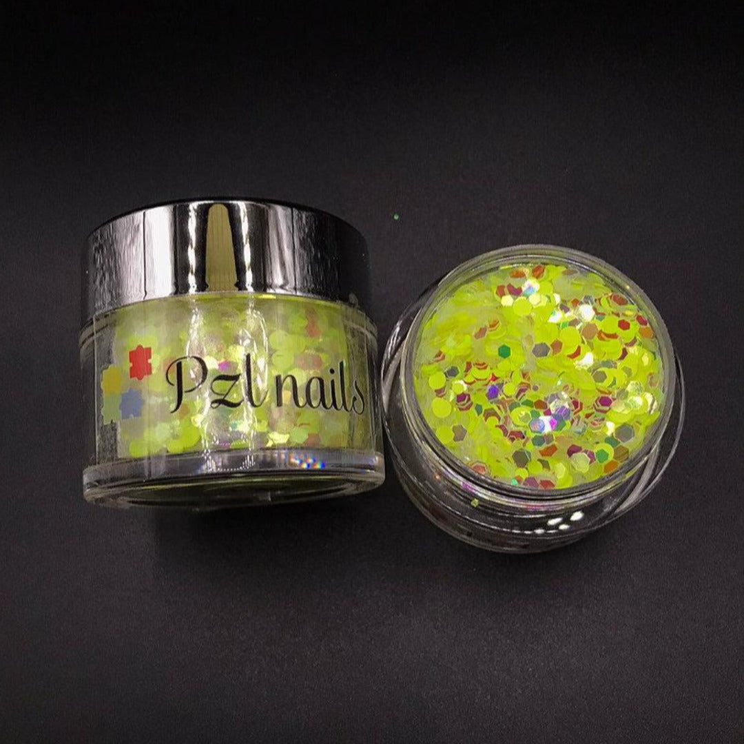 Holographic Cosmetic Glitter Pzl Nails