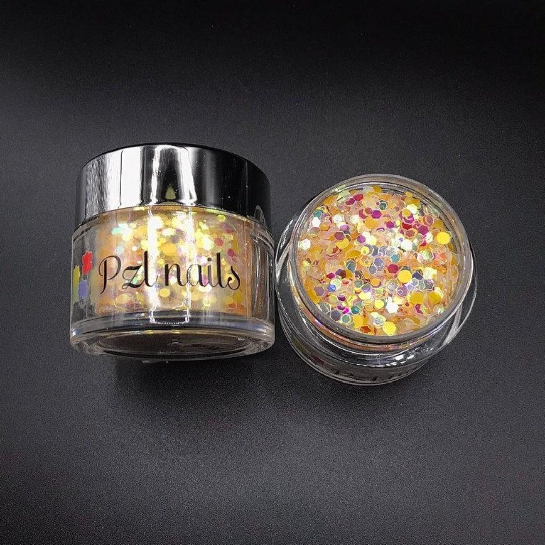 Holographic Cosmetic Glitter Pzl Nails