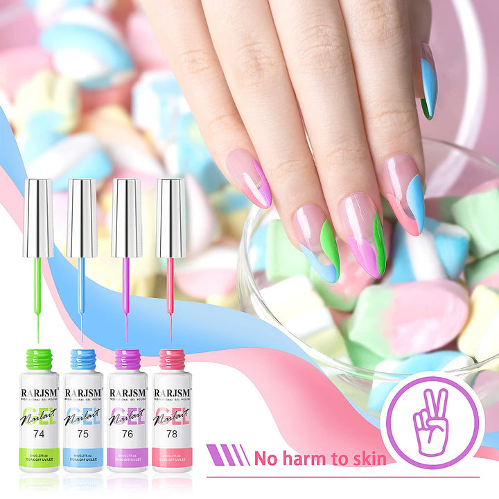 Line Art Gel Pzl Nails