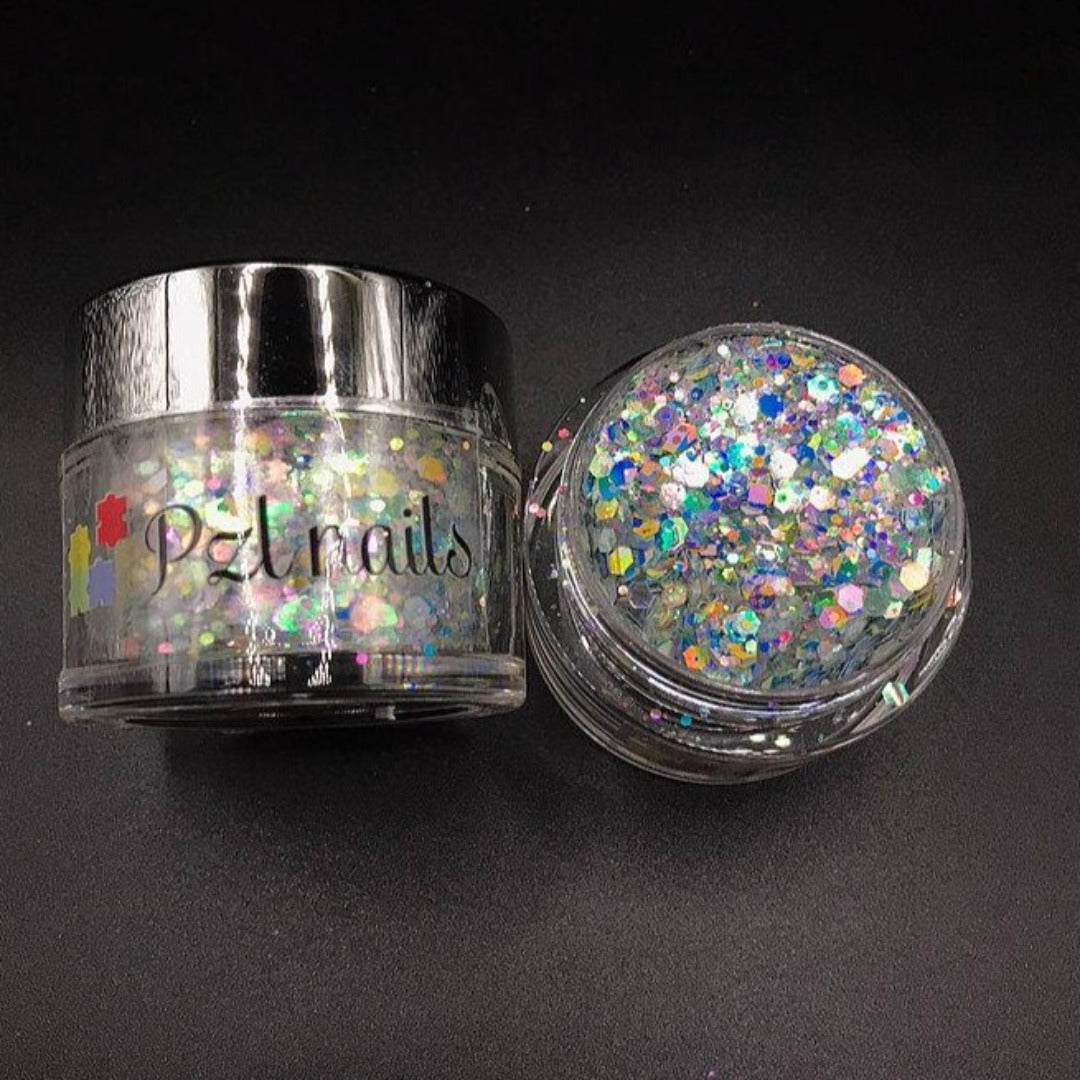 Holographic Cosmetic Glitter Pzl Nails