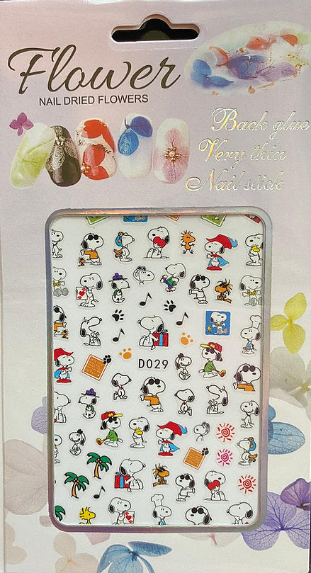 Cartoon Sticker Pzl Nails