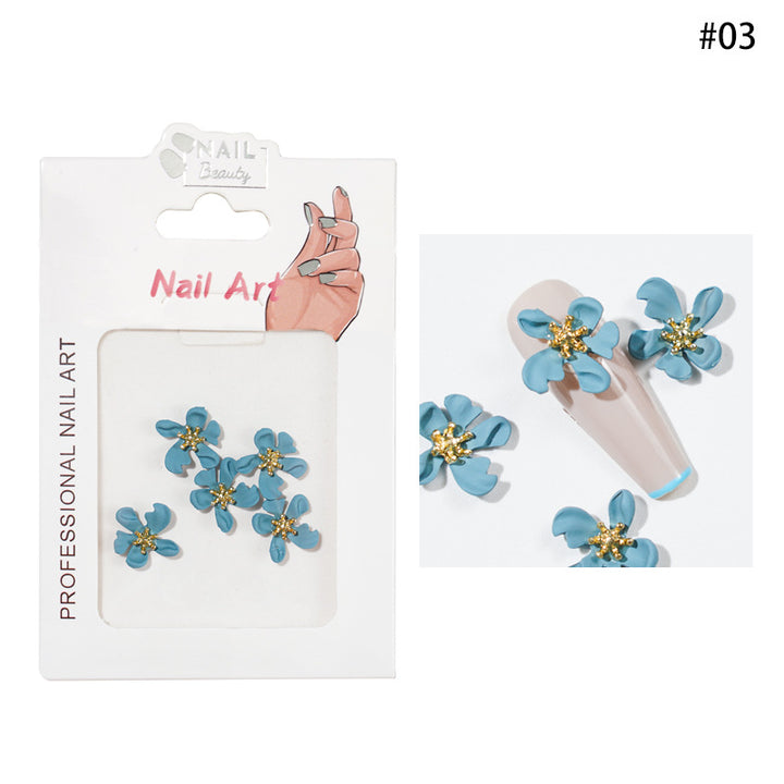 Flower Pearl Nails Art Decoration Pzl Nails