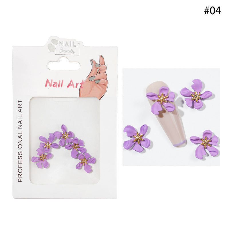 Flower Pearl Nails Art Decoration Pzl Nails