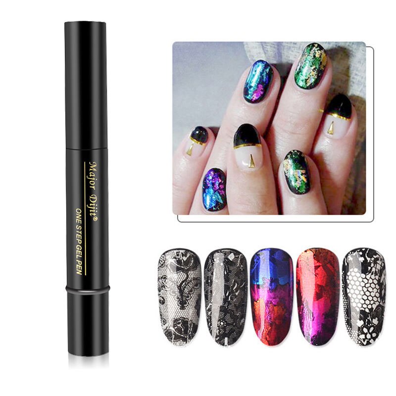 Gel Pen Transfer Foil Glue Pzl Nails