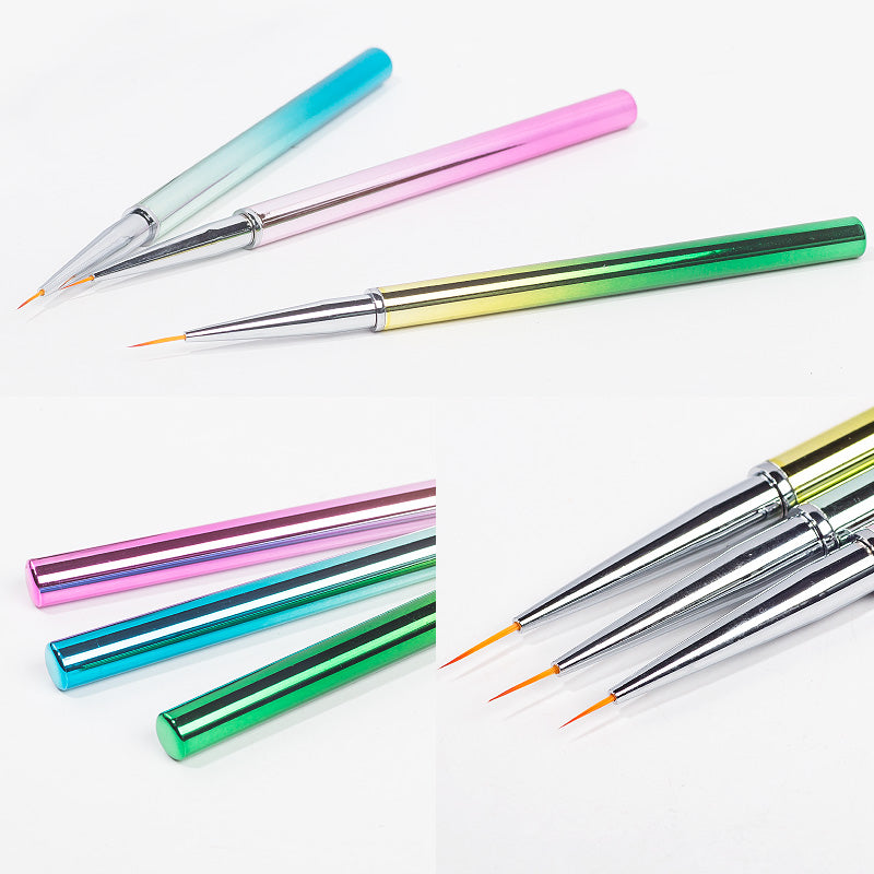 3pcs Brush Liner - Pzl Nails