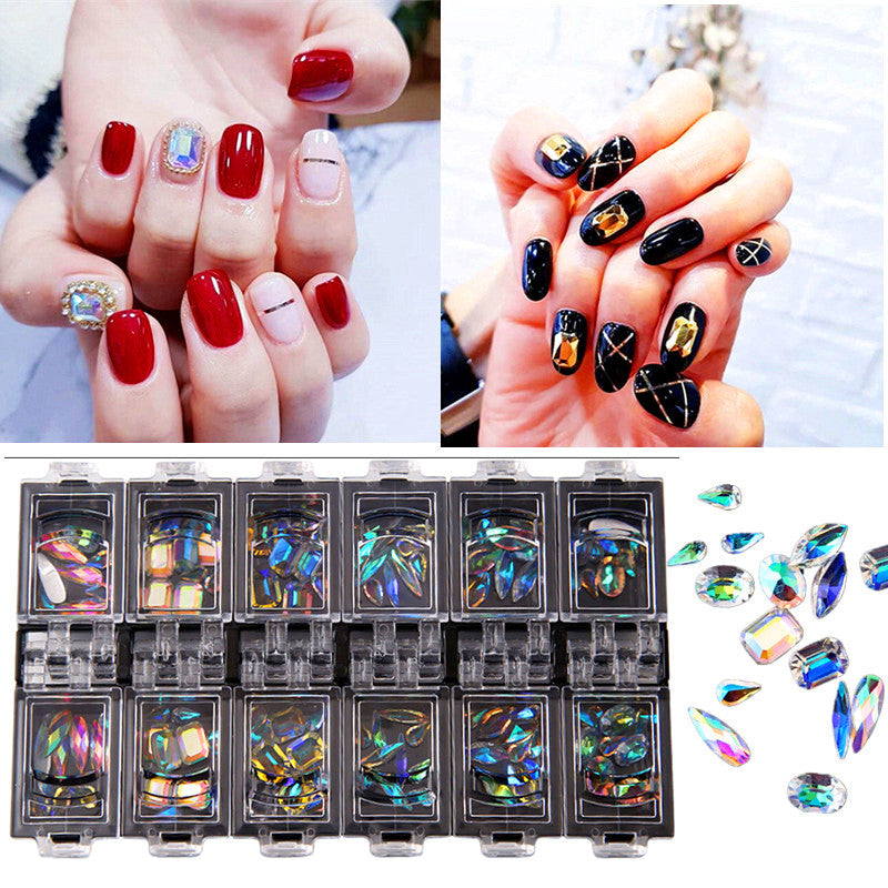 Crystal Rhinestones Pzl Nails