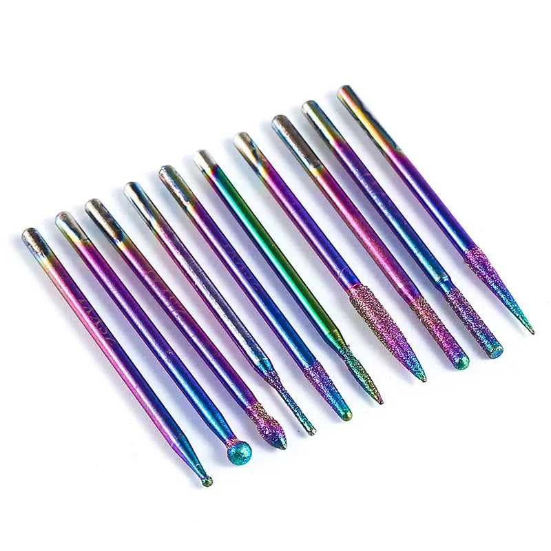 10pcs Nail Polishing Manicure Pzl Nails