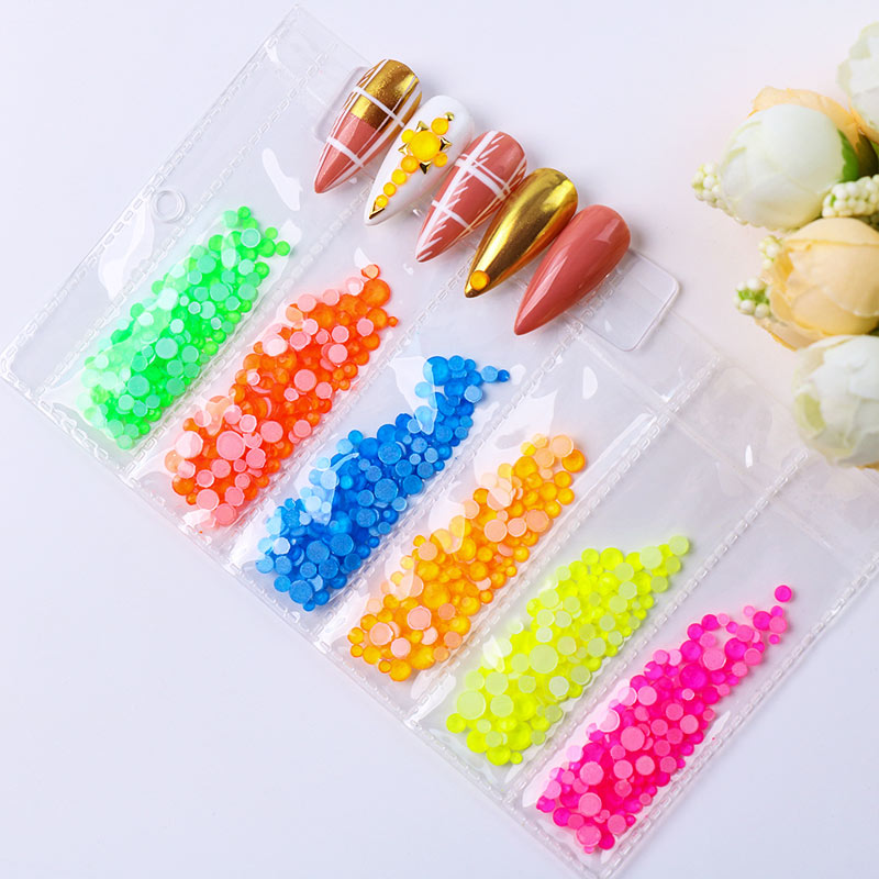 Mixed Crystal Pzl Nails