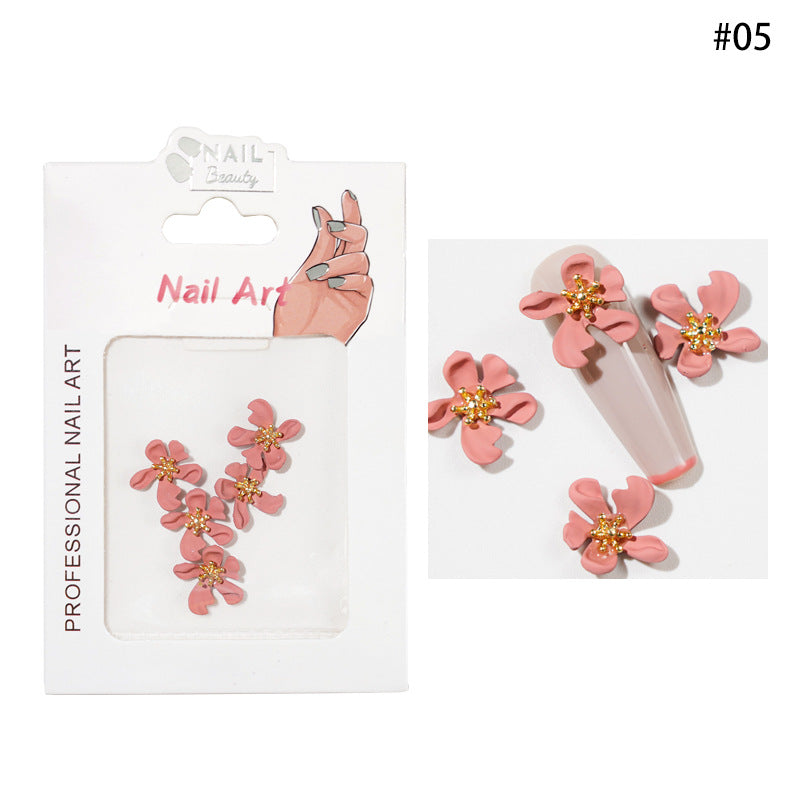 Flower Pearl Nails Art Decoration Pzl Nails