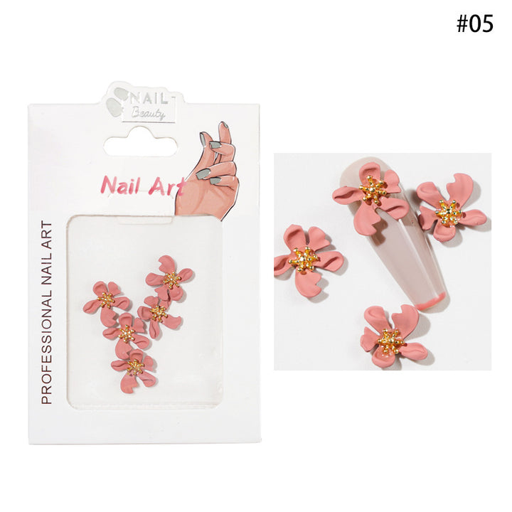 Flower Pearl Nails Art Decoration Pzl Nails