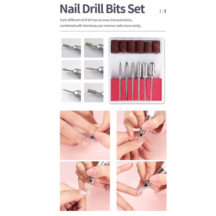 Rechargeable Nail Drill Machine Pzl Nails