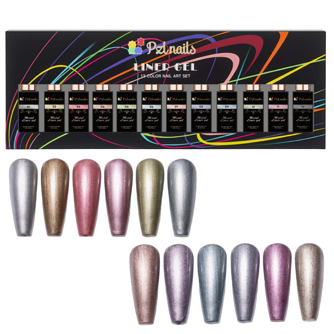 Metal Liner Gel Pzl Nails