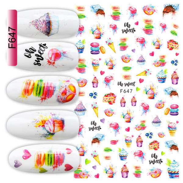 Sweet Nail Sticker Pzl Nails