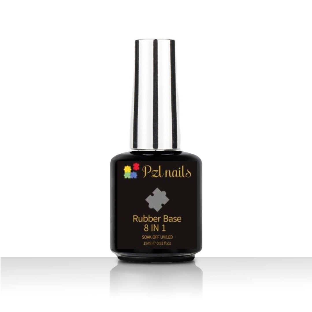 Clear Rubber Base 8 In 1 Pzl Nails